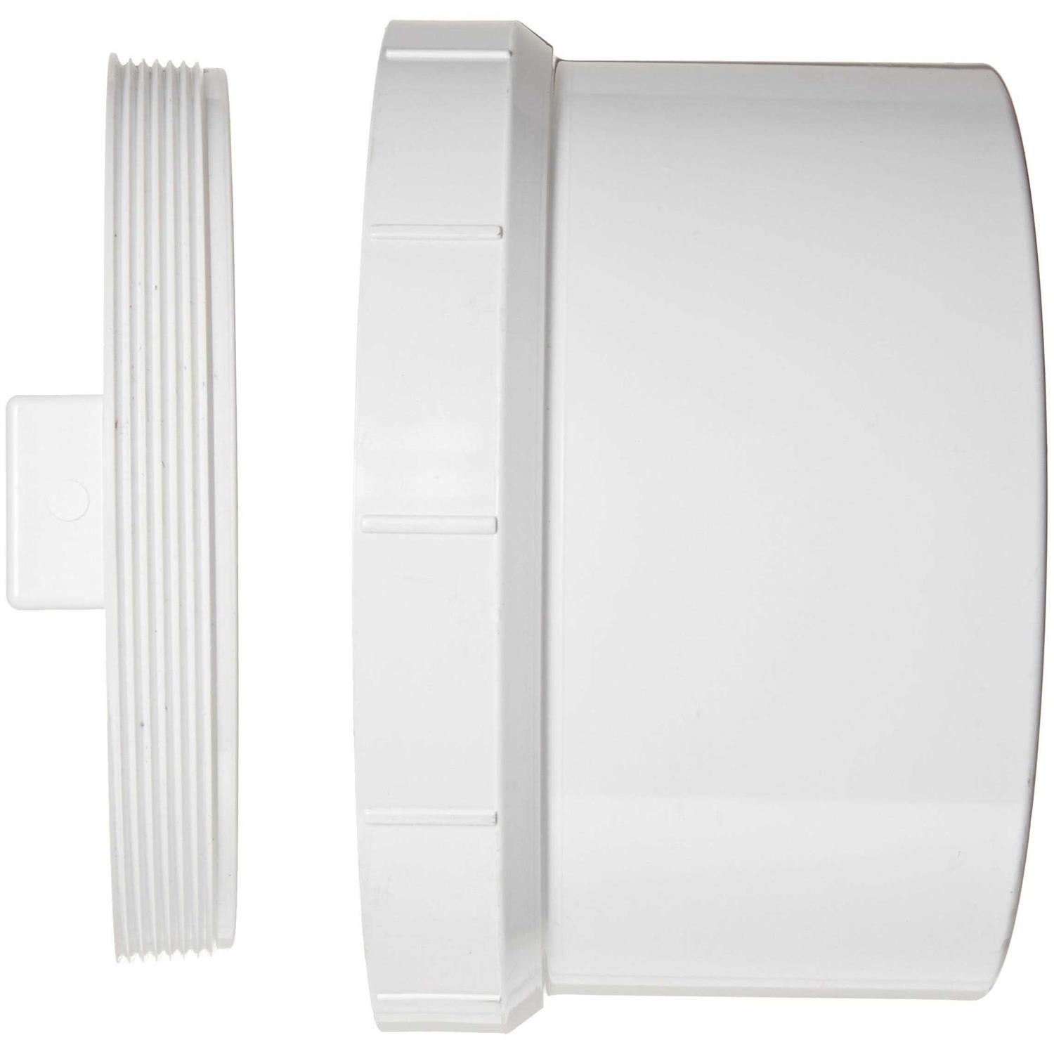 Spears P105X PVC DWV Fitting Cleanout Adapter w/ Plug - Zenithce