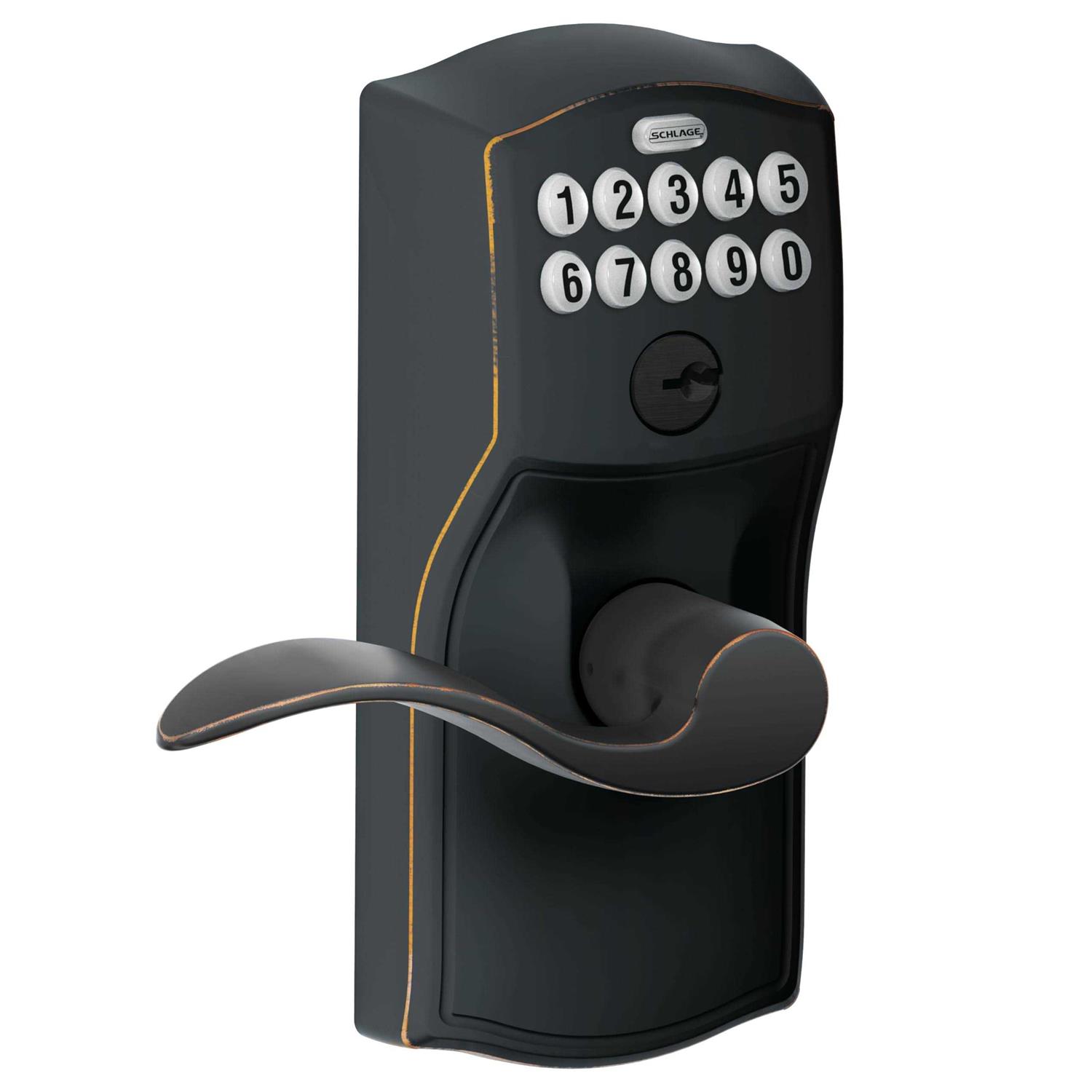 Schlage Camelot Handleset Exterior - Zenithce
