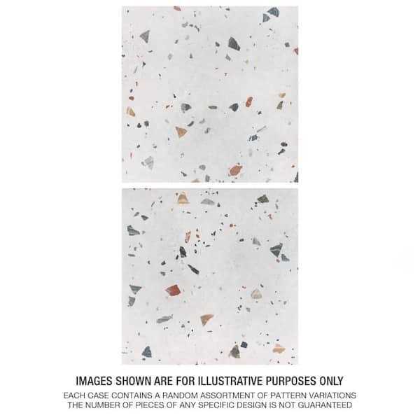 Merola Tile SomerTile Kings Root Pinnate 17.75×17.75-inch Ceramic Floor and Wall Tile - Zenithce