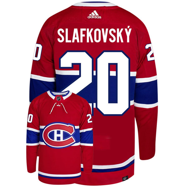 Montreal Canadiens #20 Juraj Slafkovsky Red Stitched Jersey - Zenithce
