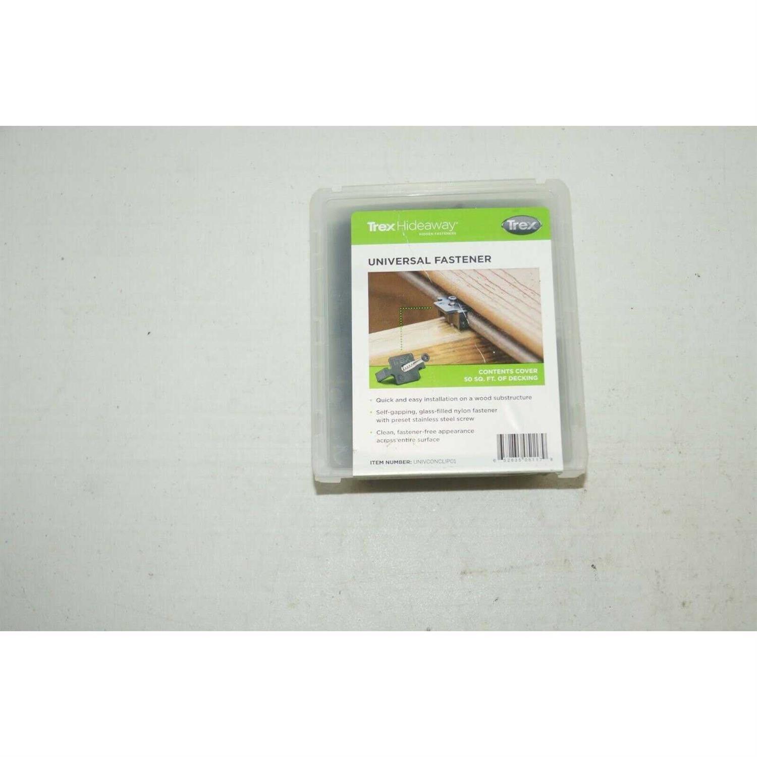 Trex Hideaway Hidden Fasteners Universal Fastener Combination Pack - Zenithce