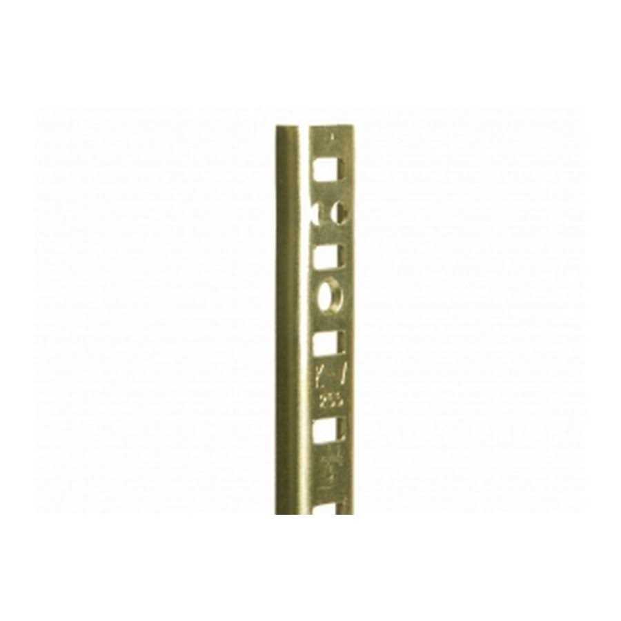 Knape and Vogt KV #255 Steel Pilaster Strip-Brass 255 BR 255 BR - Zenithce