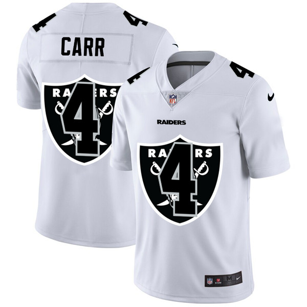 Raiders #4 Derek Carr White Stitched Jersey - Zenithce