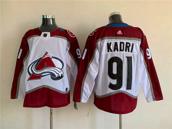Colorado Avalanche #91 Nazem Kadri White Stitched Jersey - Zenithce