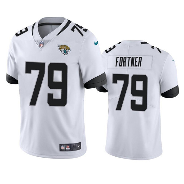 Jacksonville Jaguars #79 Luke Fortner White Vapor Untouchable Limited Stitched Jersey - Zenithce