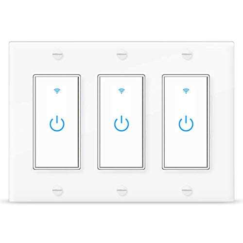 Lesim Smart Light Switch Wifi Switch Touch Wall Switch 1 Gang - Zenithce