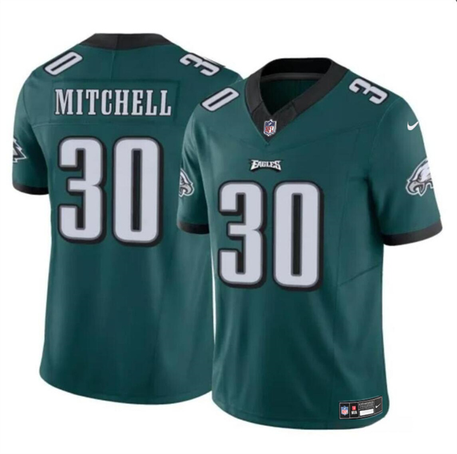 Philadelphia Eagles #30 Quinyon Mitchell Green 2024 Draft F.U.S.E Vapor Untouchable Limited Stitched Jersey - Zenithce
