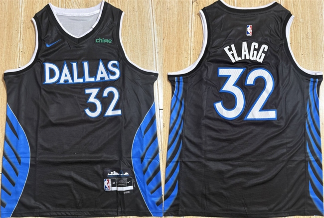 Dallas Mavericks #32 Cooper Flagg Black 2025-26 City Edition Stitched Jersey - Zenithce