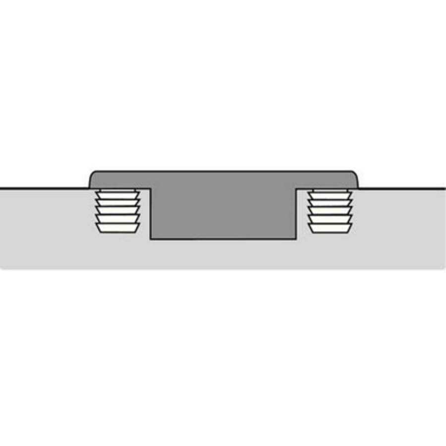 Hettich 48 in. Grant 75E Single Economy Door Hardware and Track - Zenithce