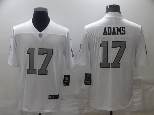 Las Vegas Raiders #17 Davante Adams White Color Rush Limited Stitched Jersey - Zenithce
