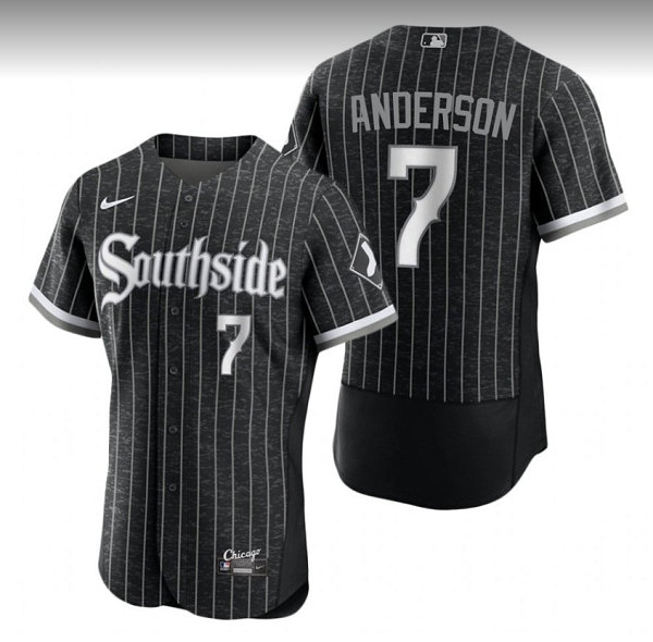 Chicago White Sox #7 Tim Anderson City Connect Flex Base Stitched Jersey - Zenithce