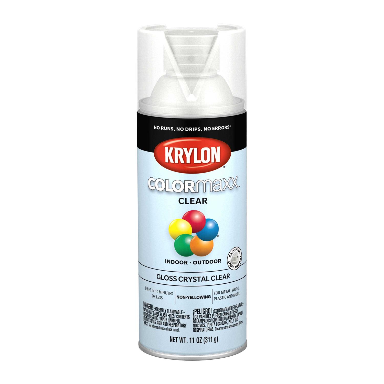Krylon COLORmaxx Spray Paint Gloss 12 Ounce - Zenithce