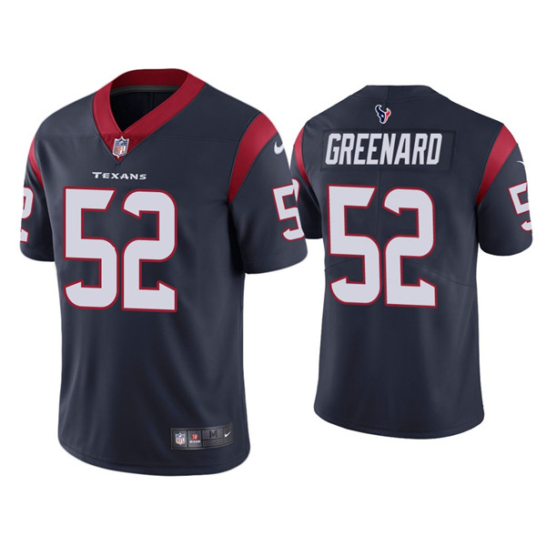 Houston Texans #52 Jonathan Greenard Navy Vapor Untouchable Limited Stitched Jersey - Zenithce