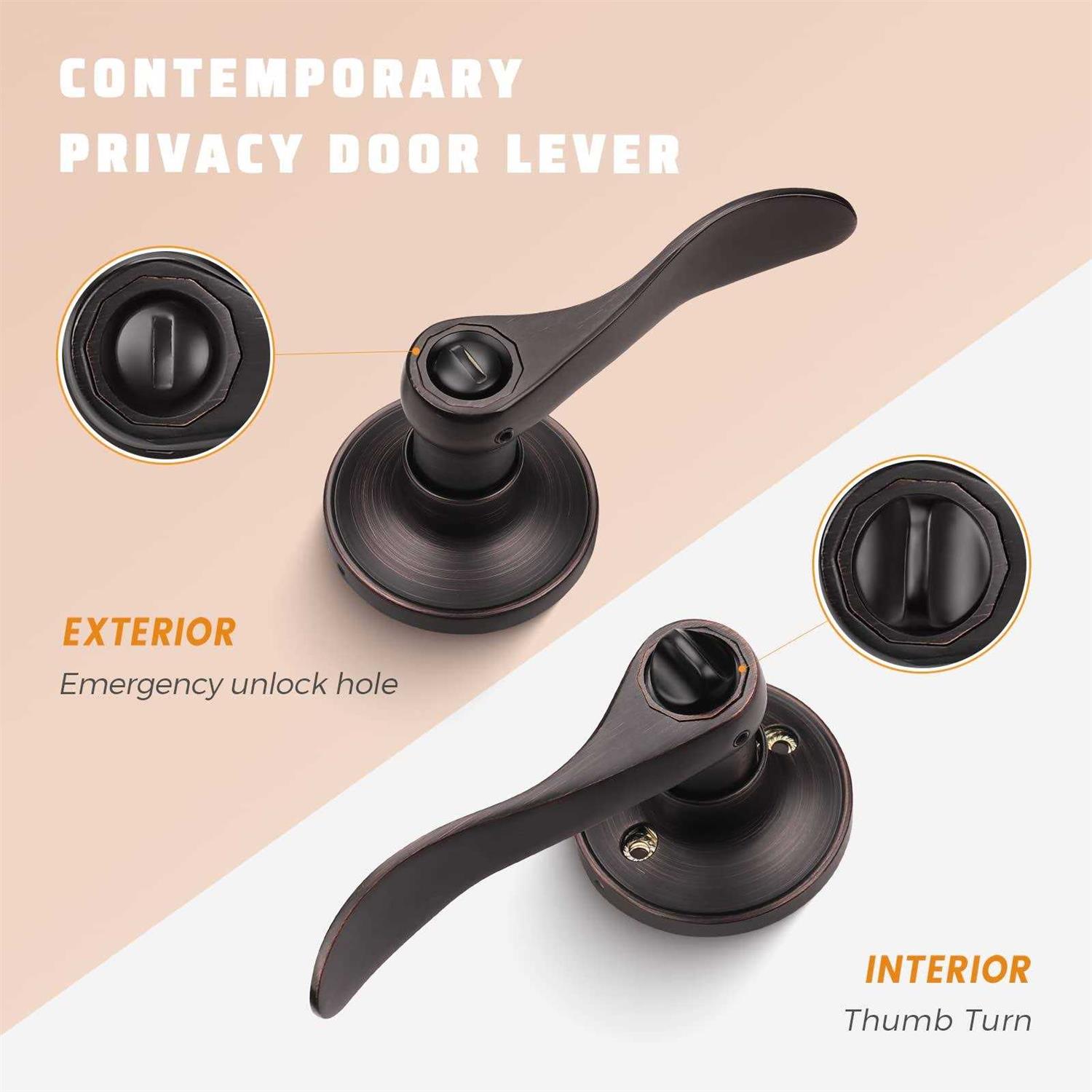Knobwell 10 Black Stainless Steel Kitchen Cabinet Handles - Zenithce
