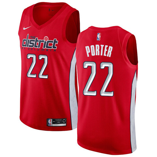 Wizards #22 Otto Porter Red Swingman Earned Edition Jersey - Zenithce