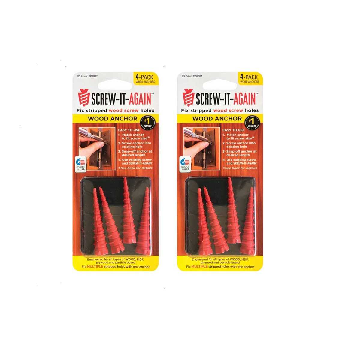 Screw-It-Again Wood Anchor - Zenithce