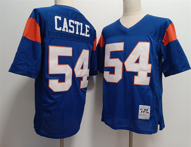 Blue Mountain State #54 Thad Castle Blue Stitched Jersey - Zenithce