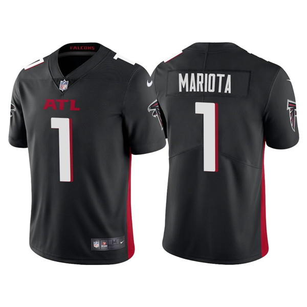 Atlanta Falcons #1 Marcus Mariota Black Vapor Untouchable Limited Stitched Jersey - Zenithce