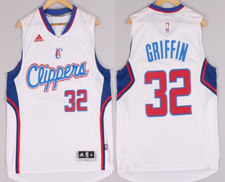 Los Angeles Clippers #32 Blake Griffin Revolution 30 Swingman 2014 New White Jersey - Zenithce