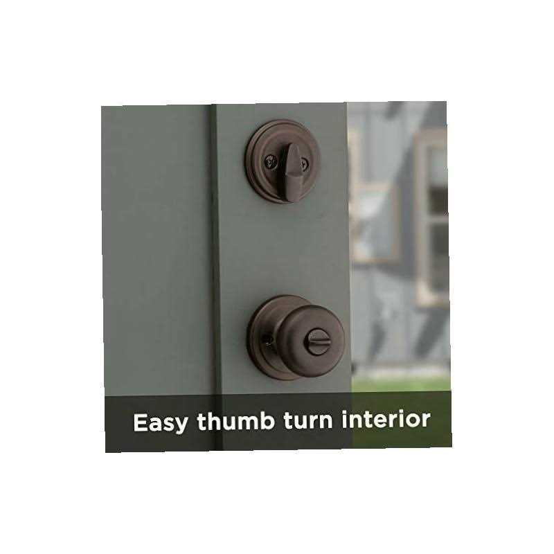 Kwikset Juno Door Knob & Single Cylinder Deadbolt - Zenithce