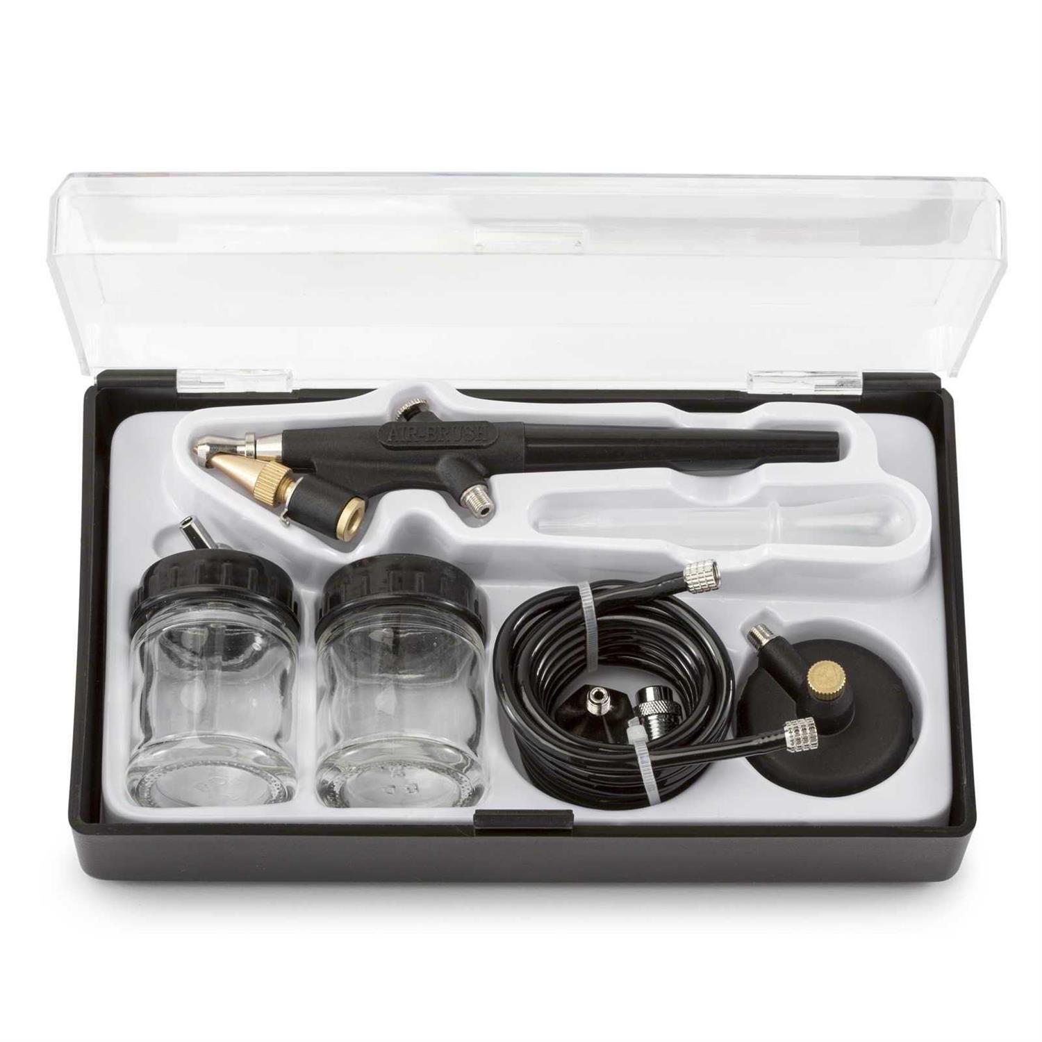 Pointzero Cake Airbrush Decorating Kit 3 Airbrushes, Compressor and 12 Chefmaster Colors - Zenithce