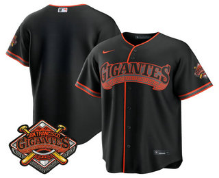 San Francisco Giants Blank Black 2026 Alternate Stadium Stitched Jersey - Zenithce