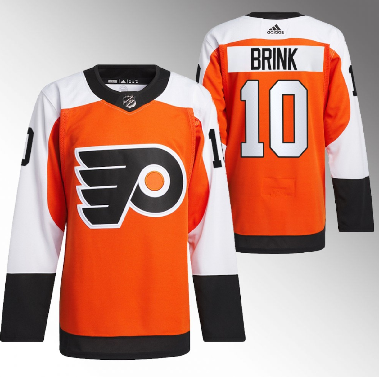 Philadelphia Flyers #10 Bobby Brink 2023-24 Orange Stitched Jersey - Zenithce