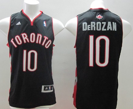 Toronto Raptors #10 Demar DeRozan Revolution 30 Swingman Black Jersey - Zenithce