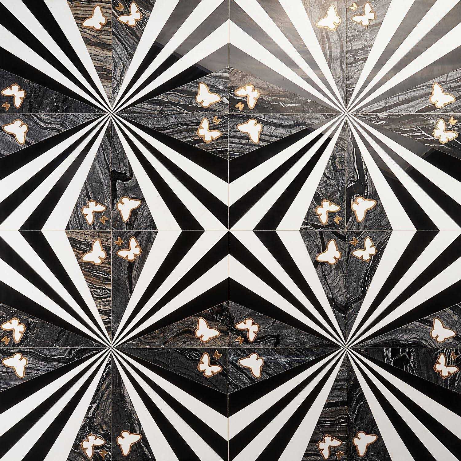 Elizabeth Sutton Viola Marble Novelty Mosaic Wall & Floor Tile Ivy Hill Tile - Zenithce
