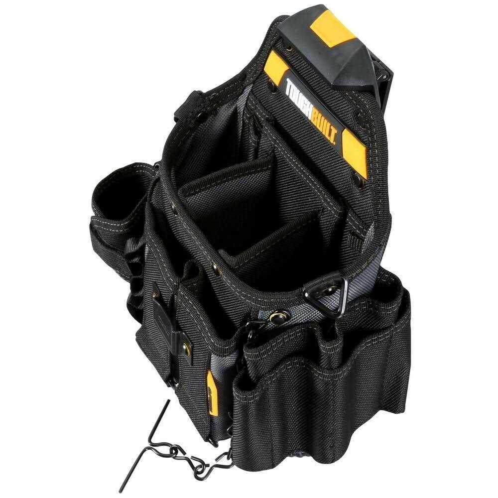 ToughBuilt Hard Bottom Large Black Polyester 16-in Tool Bag - Zenithce
