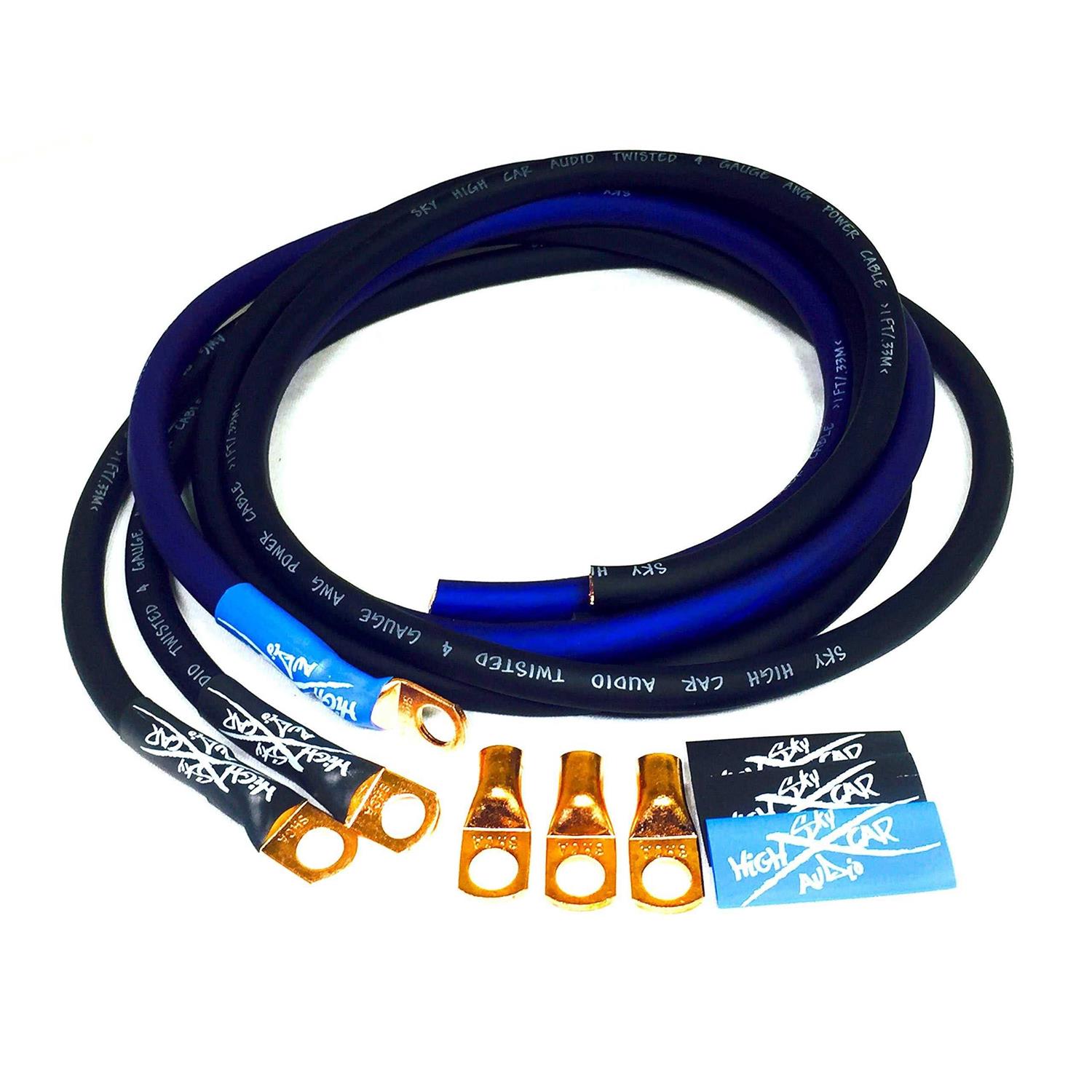 Sky High Car Audio Sky High Oversized 4 Gauge Big 3 Upgrade - Zenithce