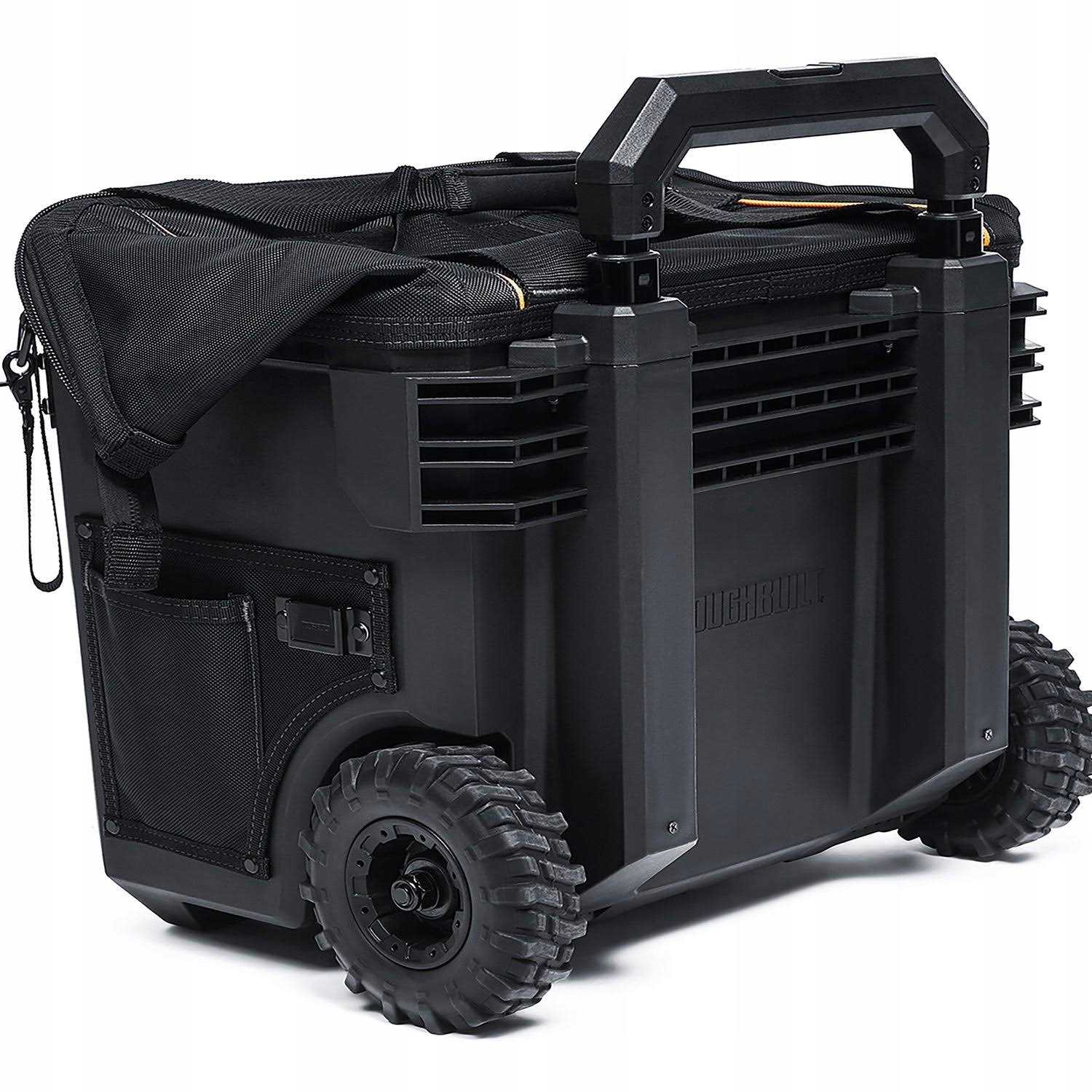 Toughbuilt XL Rolling Massive Mouth 18 Tool Bag in Black - Zenithce