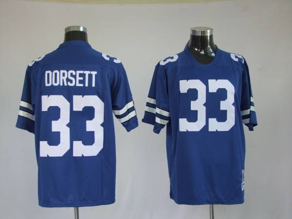 Mitchell Ness Cowboys #33 Tony Dorsett Blue Stitched Throwback Jersey - Zenithce
