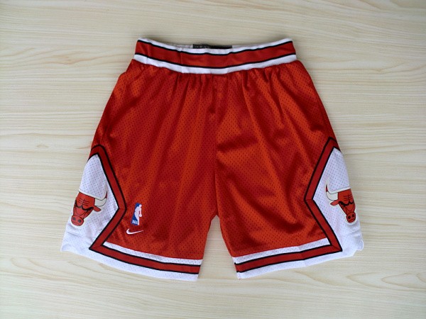 Chicago Bulls Red Mesh Shorts - Zenithce