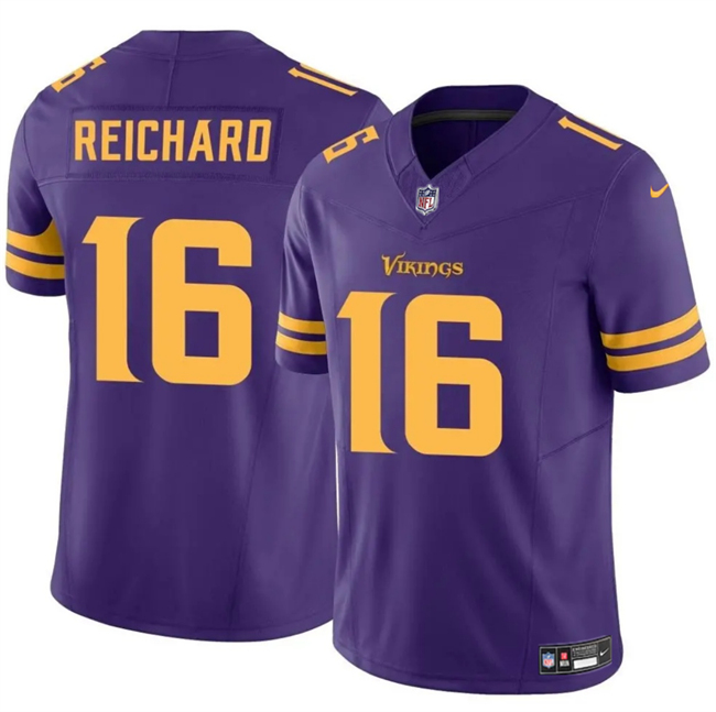 Minnesota Vikings #16 Will Reichard Purple 2023 F.U.S.E. Color Rush Untouchable Limited Stitched Jersey - Zenithce