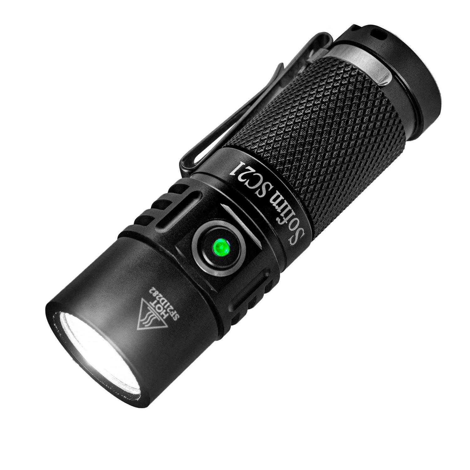 Sofirn SC21 Mini Small Flashlight 1000 Lumen USB Rechargeable Keychain Light with Super Bright LH351D LED - Zenithce