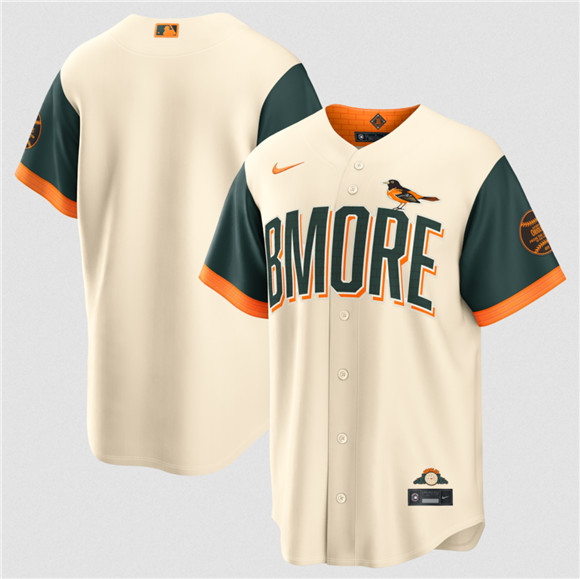 Baltimore Orioles Blank Natural 2026 City Connect Stadium Stitched Jersey - Zenithce