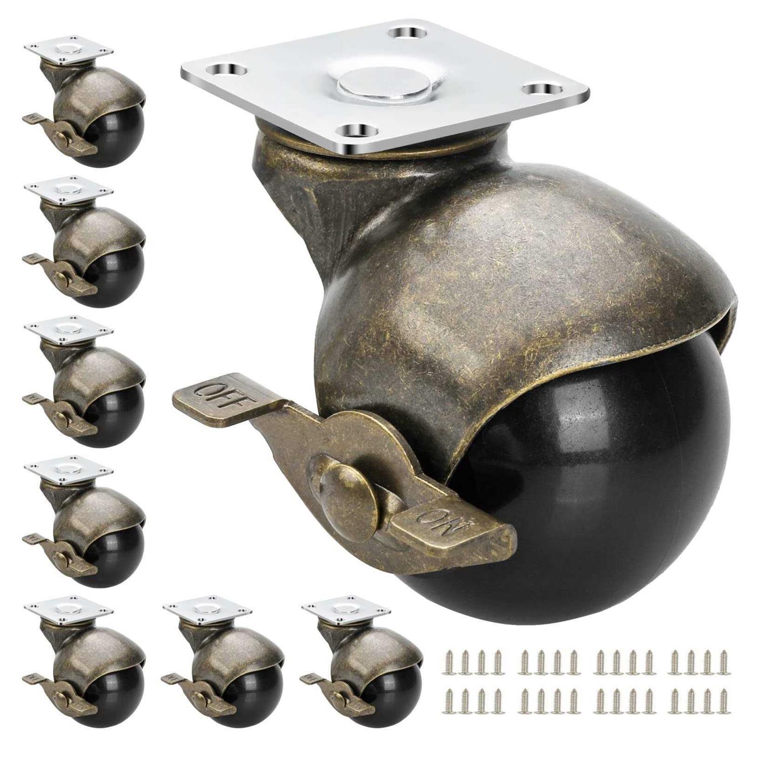 JGJC 2 Inch Ball Wheels for Furniture Wheels - Zenithce