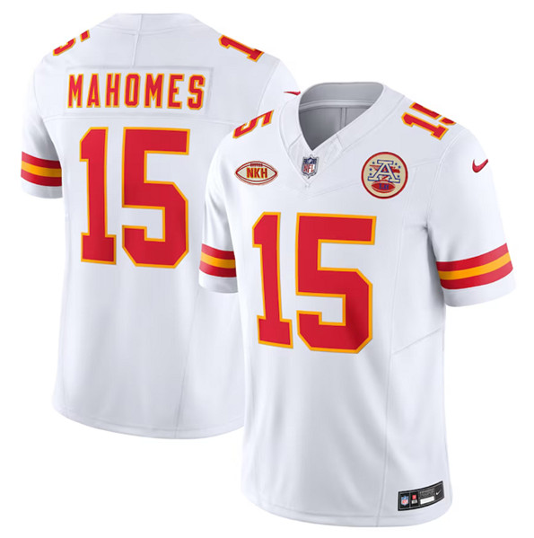 Kansas City Chiefs #15 Patrick Mahomes White 2023 F.U.S.E. With 