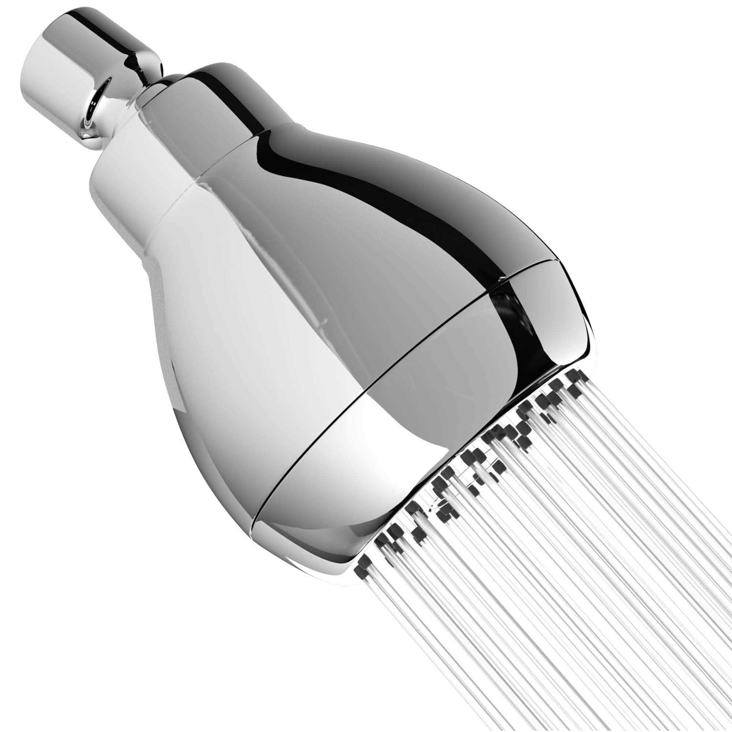 Heatsistence High Pressure Shower Head Powerful Deluxe Bathroom Showerhead with Strong Spray Stream and Small Silicone Nozzles - Zenithce