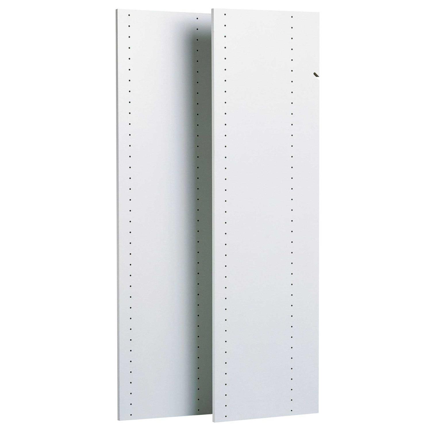 Easy Track 72 Vertical Panels (2 Pack) Closet Storage Truffle - Zenithce