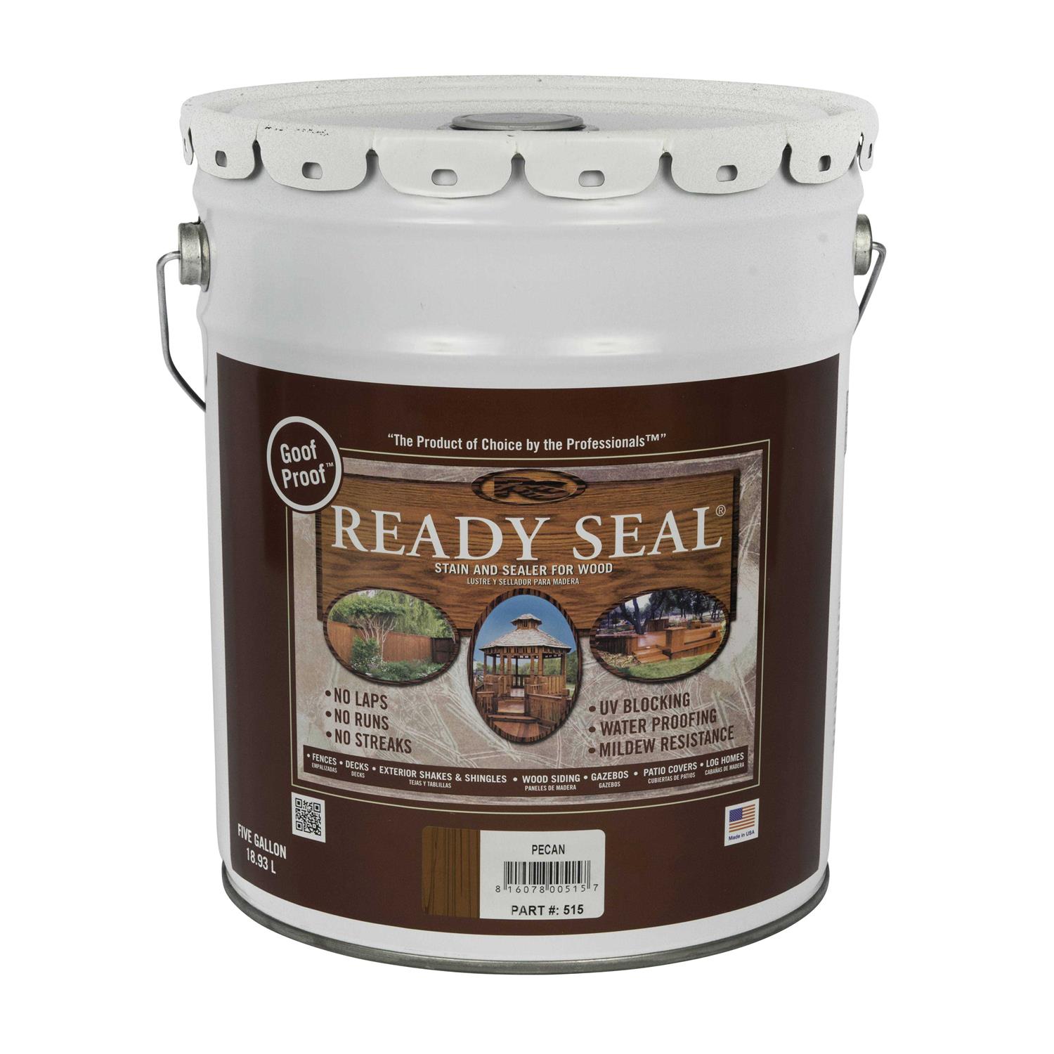 Ready Seal 5 Gallon Exterior Wood Stain and Sealer - Zenithce