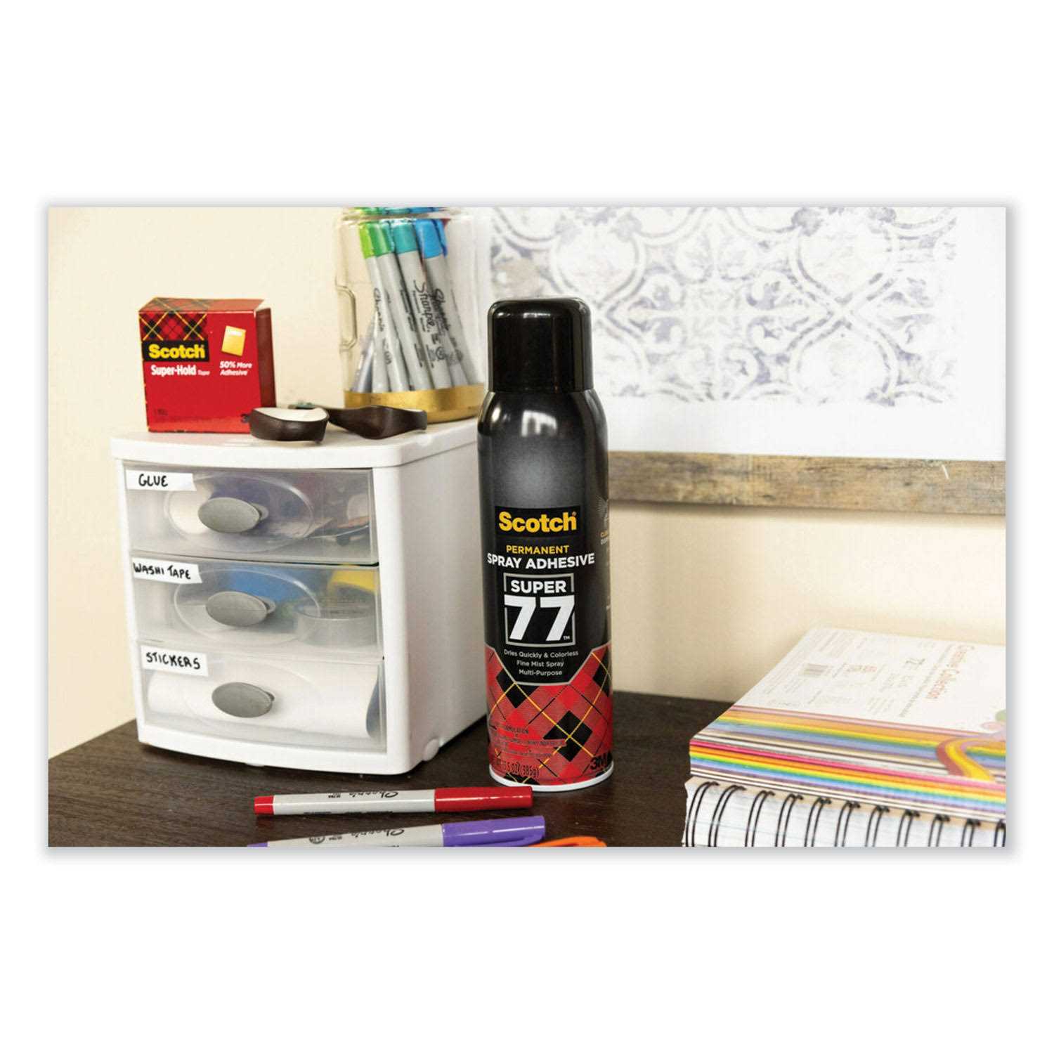 Scotch Super 77 Multipurpose Adhesive Spray - Zenithce
