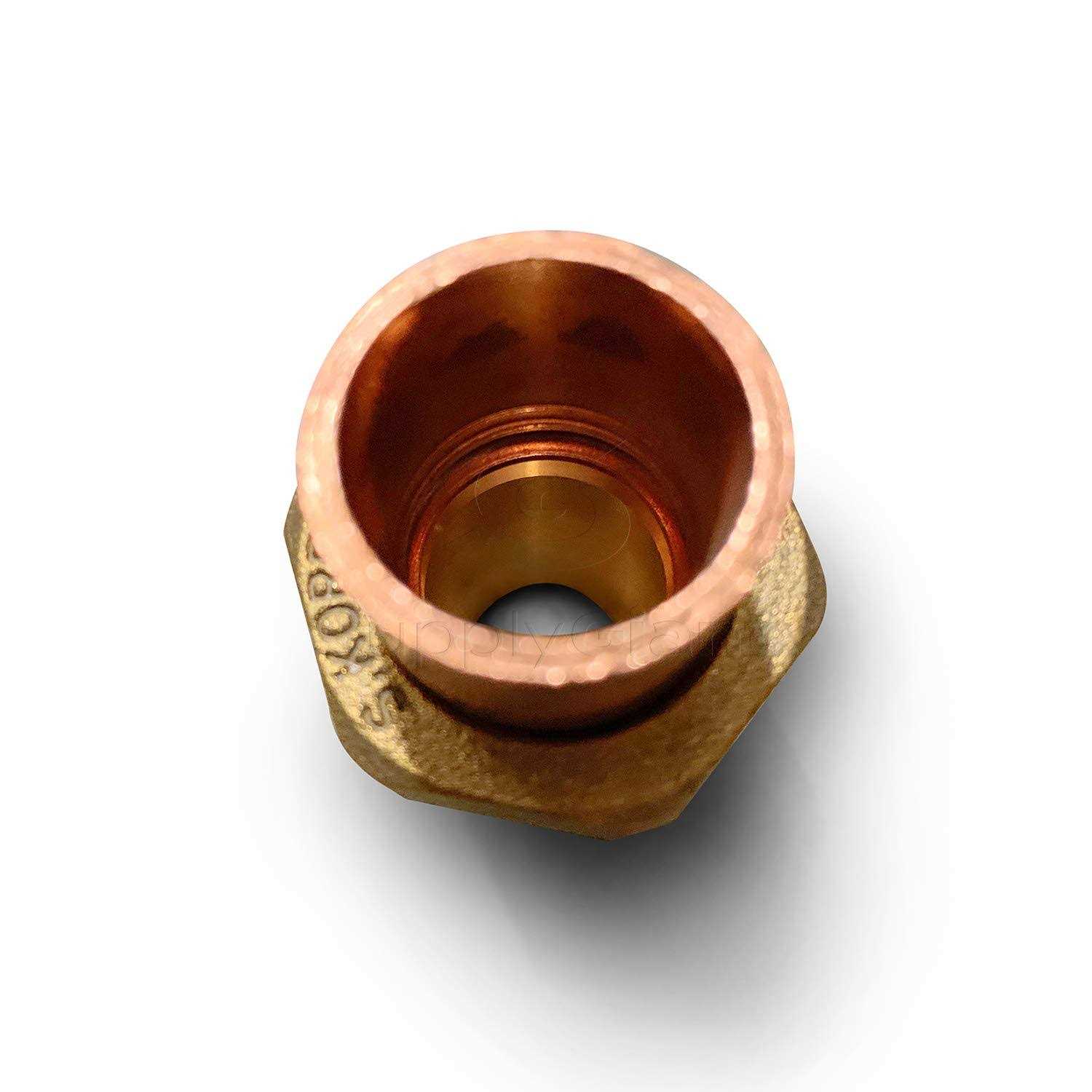 Supply Giant Ddnv0001 1 Copper Union Fitting with Sweat to Male Threaded Connects - Zenithce
