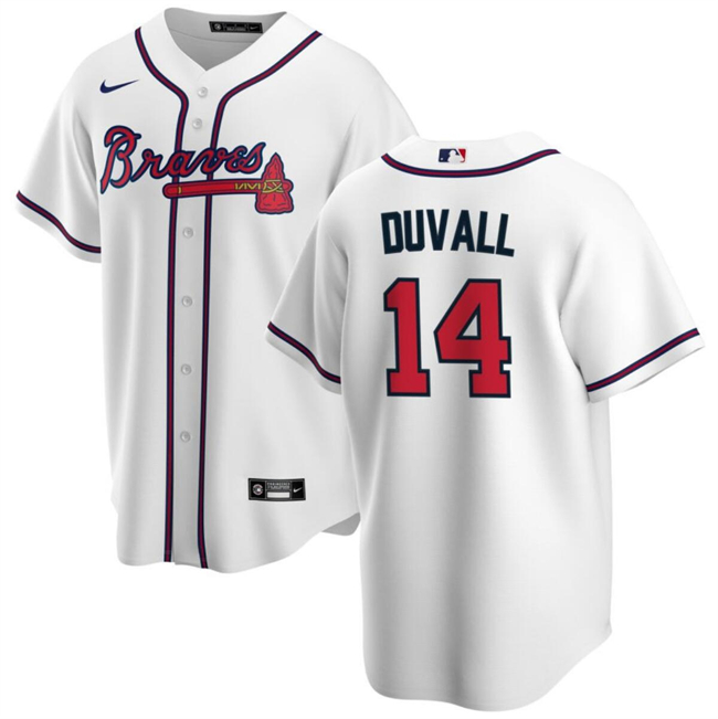 Atlanta Braves #14 Adam Duvall White Cool Base Stitched Jersey - Zenithce