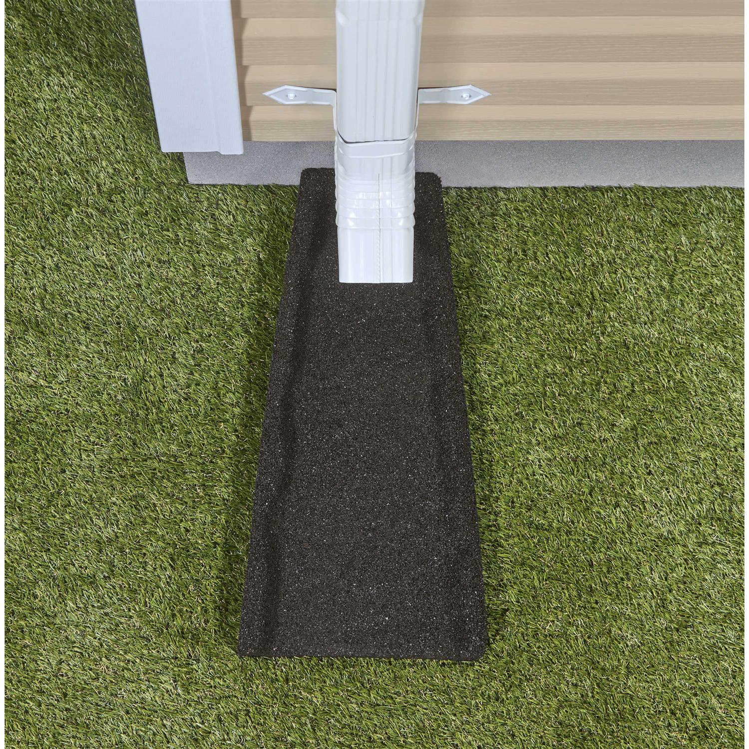 Rubberific Black Rubber Splash Block - Zenithce