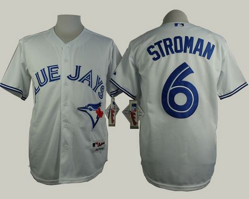Blue Jays #6 Marcus Stroman White Cool Base Stitched Jersey - Zenithce