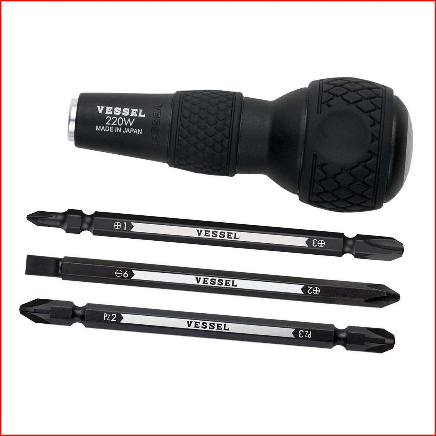 Vessel Ball-Grip Interchangeable Screwdriver Set - Zenithce
