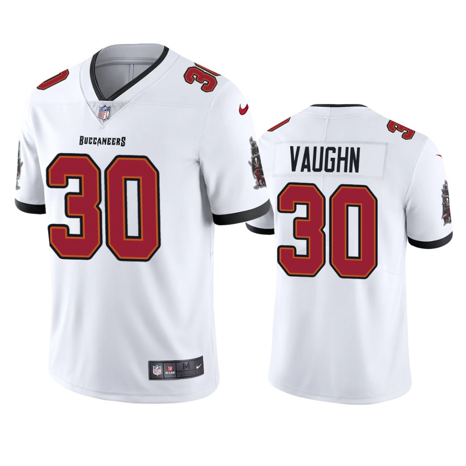 Tampa Bay Buccaneers #30 Ke'Shawn Vaughn New White Vapor Untouchable Limited Stitched Jersey - Zenithce