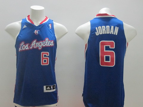 Los Angeles Clippers #6 DeAndre Jordan Revolution 30 Swingman Blue Jersey - Zenithce